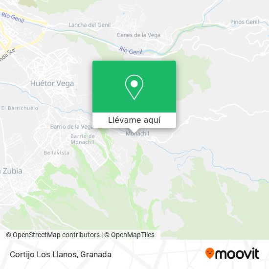 Mapa Cortijo Los Llanos