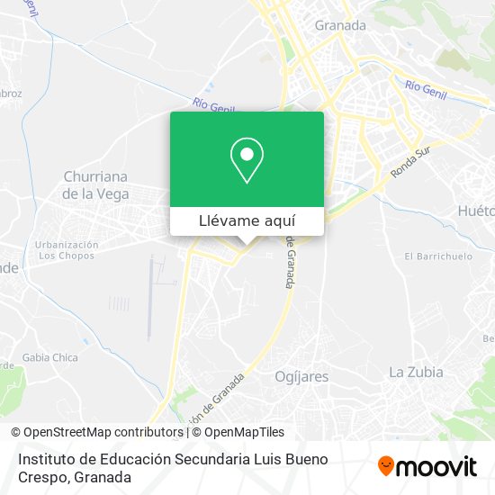 Mapa Instituto de Educación Secundaria Luis Bueno Crespo