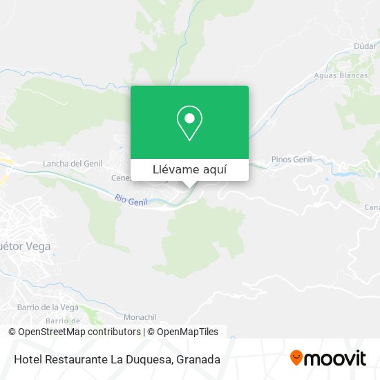 Mapa Hotel Restaurante La Duquesa