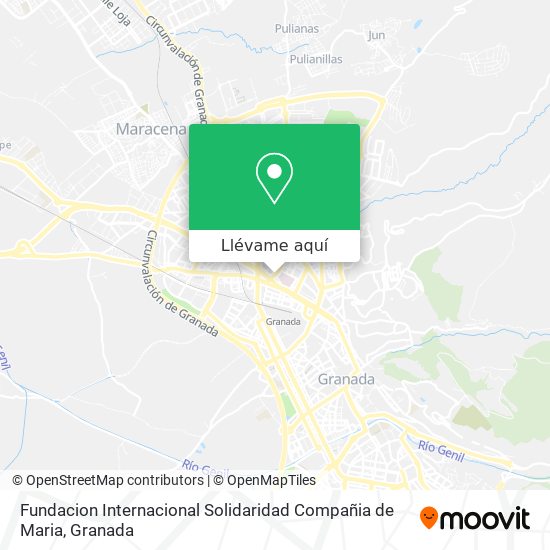 Mapa Fundacion Internacional Solidaridad Compañia de Maria