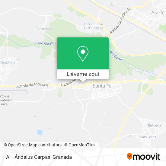 Mapa Al - Ándalus Carpas
