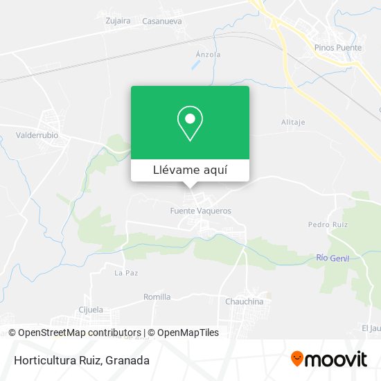 Mapa Horticultura Ruiz