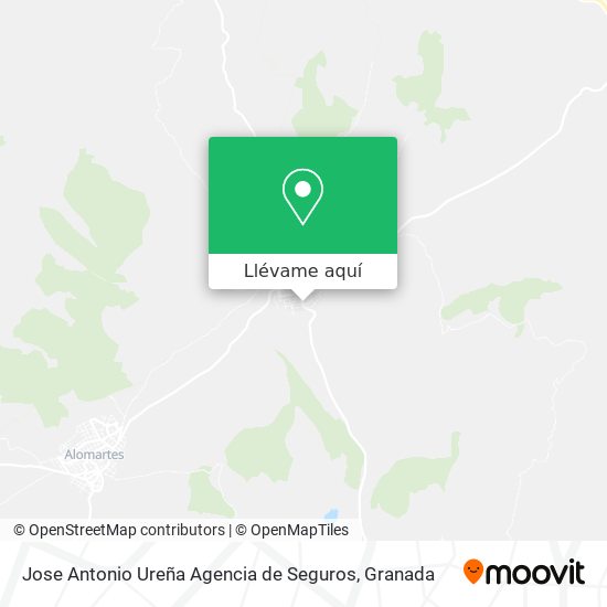 Mapa Jose Antonio Ureña Agencia de Seguros