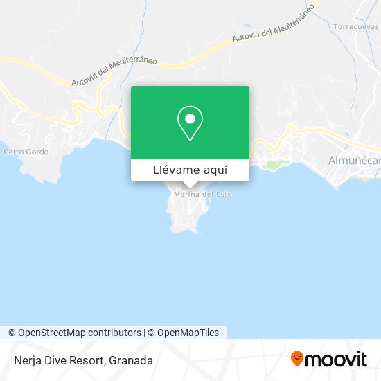 Mapa Nerja Dive Resort