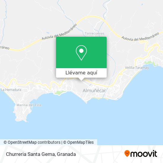 Mapa Churreria Santa Gema