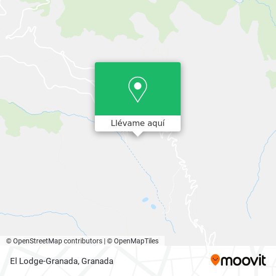 Mapa El Lodge-Granada
