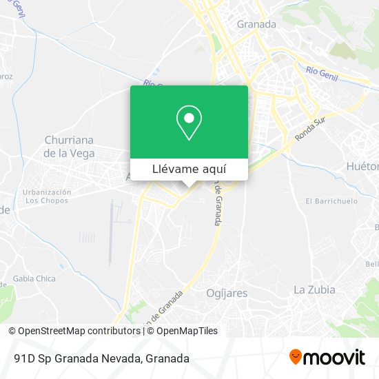 Mapa 91D Sp Granada Nevada