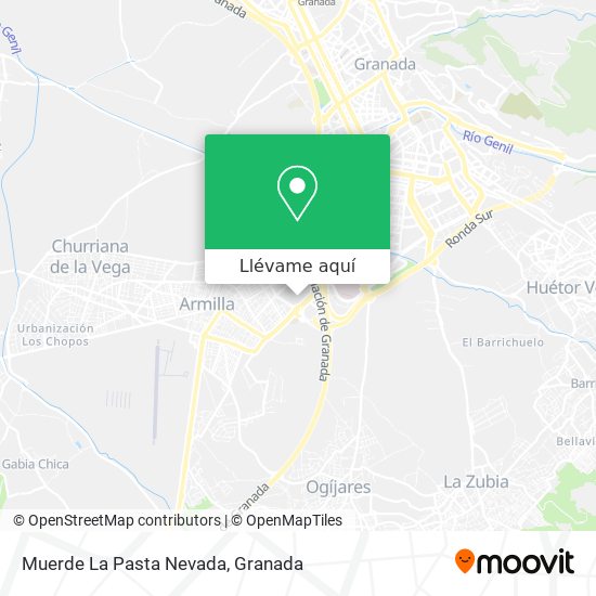 Mapa Muerde La Pasta Nevada
