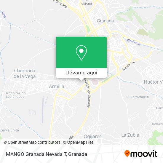 Mapa MANGO Granada Nevada T