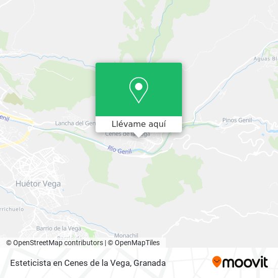 Mapa Esteticista en Cenes de la Vega