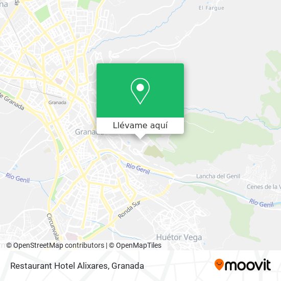 Mapa Restaurant Hotel Alixares