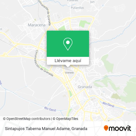 Mapa Sintapujos Taberna Manuel Adame
