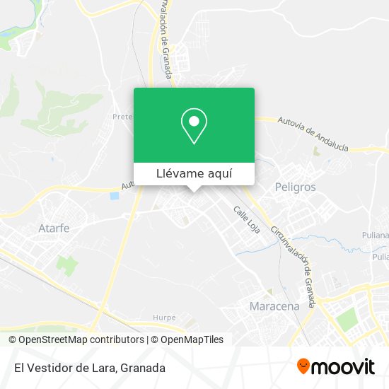 Mapa El Vestidor de Lara
