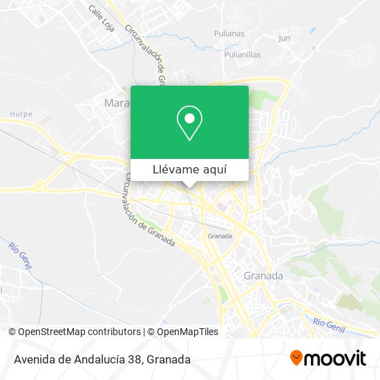 Mapa Avenida de Andalucía 38