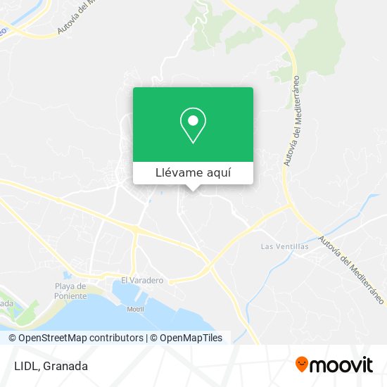 Mapa LIDL