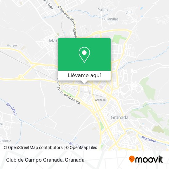 Mapa Club de Campo Granada