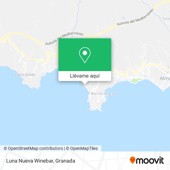 Mapa Luna Nueva Winebar