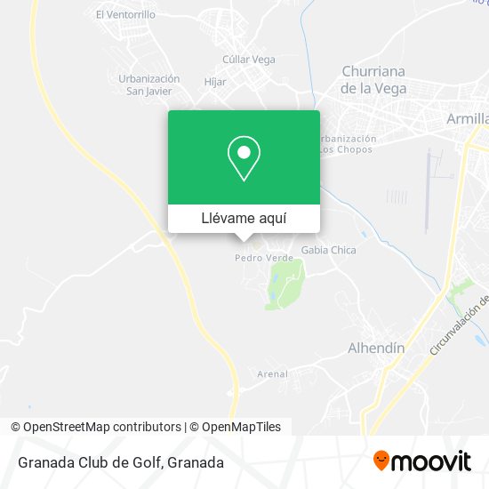 Mapa Granada Club de Golf