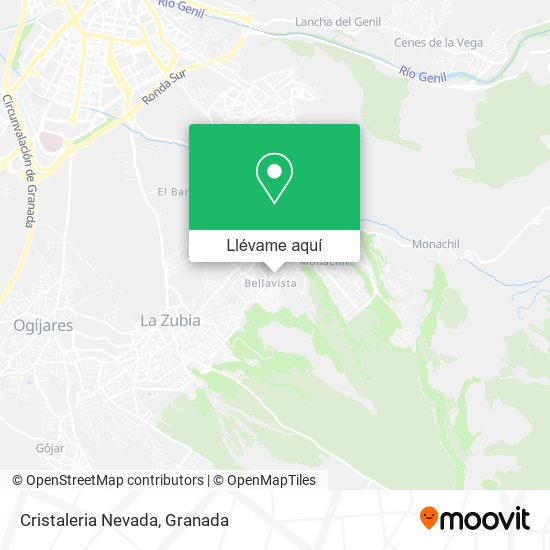 Mapa Cristaleria Nevada