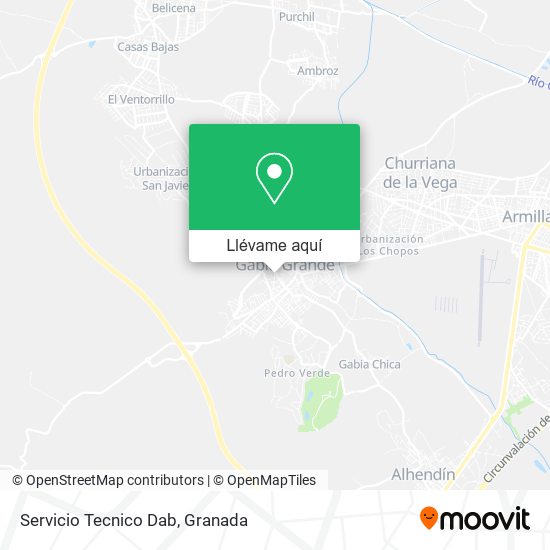 Mapa Servicio Tecnico Dab