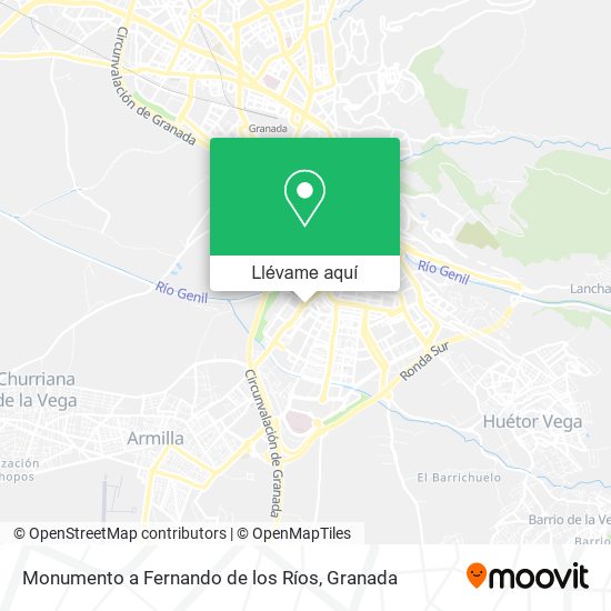 Mapa Monumento a Fernando de los Ríos