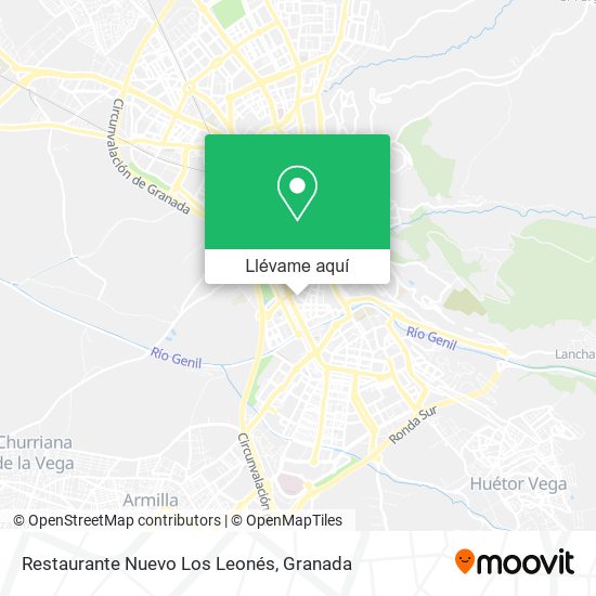 Mapa Restaurante Nuevo Los Leonés
