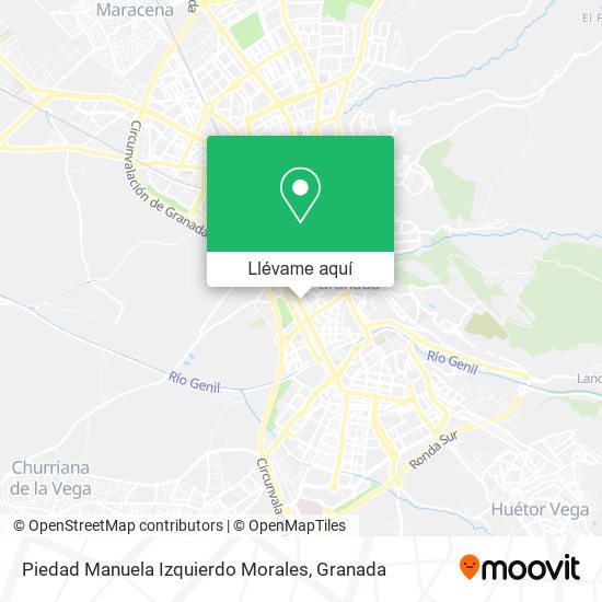 Mapa Piedad Manuela Izquierdo Morales