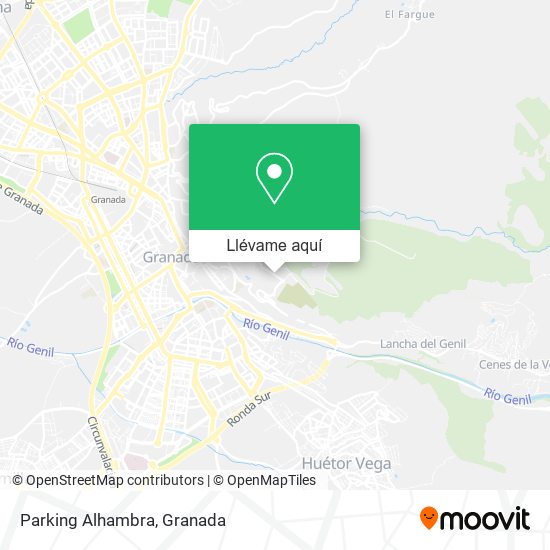 Mapa Parking Alhambra