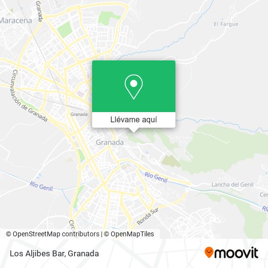 Mapa Los Aljibes Bar