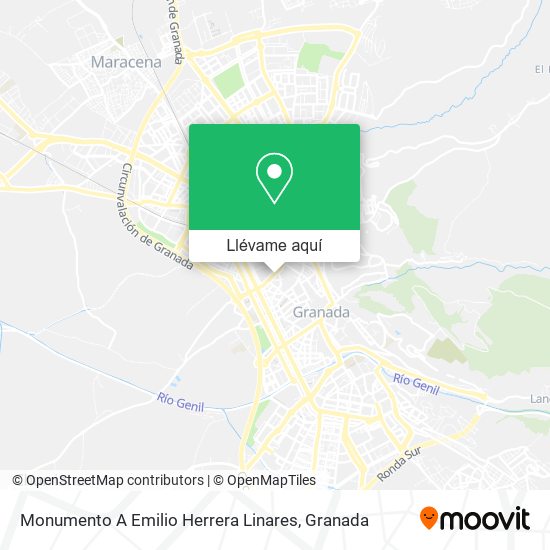 Mapa Monumento A Emilio Herrera Linares