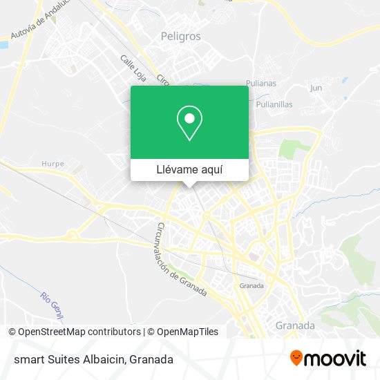 Mapa smart Suites Albaicin