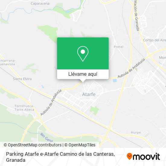 Mapa Parking Atarfe e-Atarfe Camino de las Canteras
