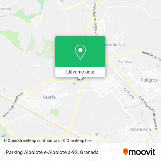 Mapa Parking Albolote e-Albolote a-92