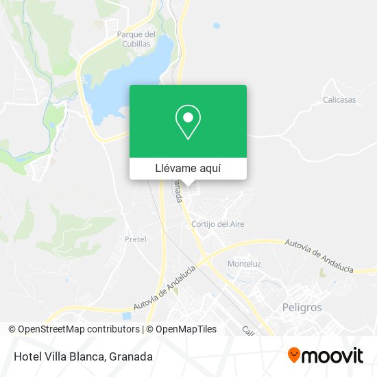 Mapa Hotel Villa Blanca