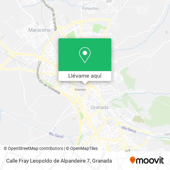 Mapa Calle Fray Leopoldo de Alpandeire 7