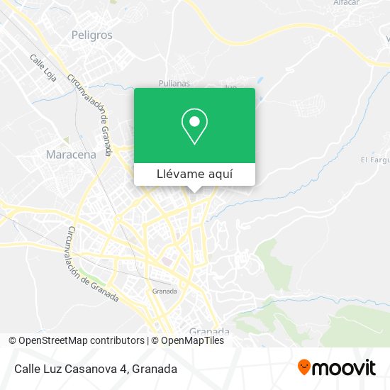 Mapa Calle Luz Casanova 4