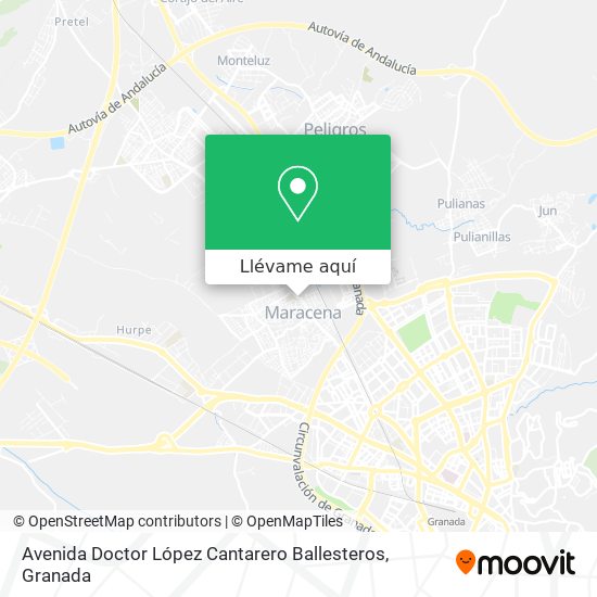 Mapa Avenida Doctor López Cantarero Ballesteros