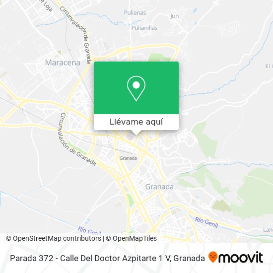 Mapa Parada 372 - Calle Del Doctor Azpitarte 1 V