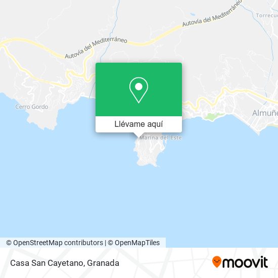 Mapa Casa San Cayetano