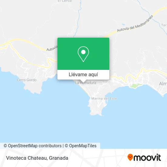 Mapa Vinoteca Chateau