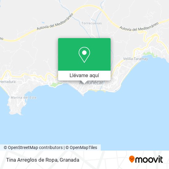 Mapa Tina Arreglos de Ropa