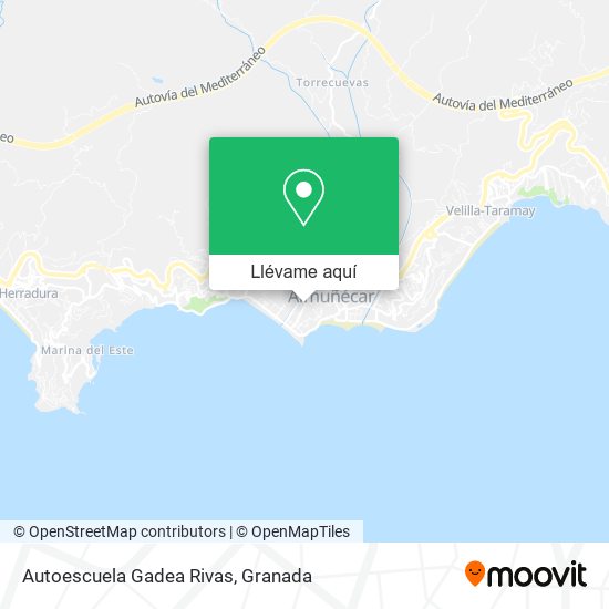 Mapa Autoescuela Gadea Rivas