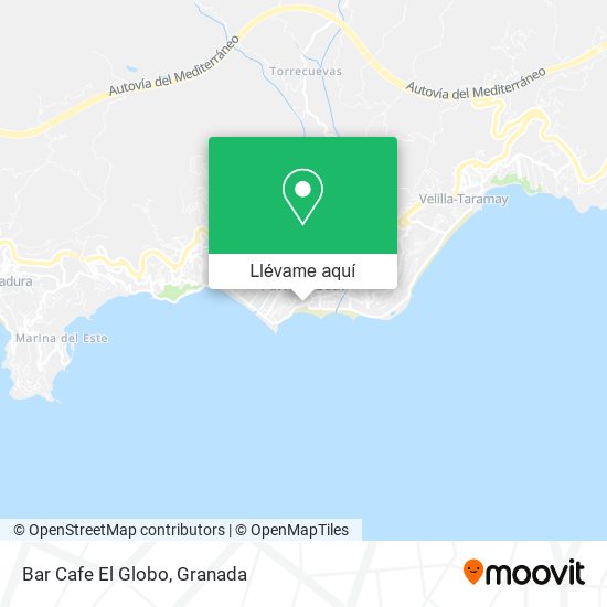 Mapa Bar Cafe El Globo
