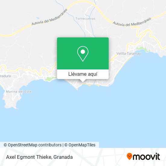 Mapa Axel Egmont Thieke