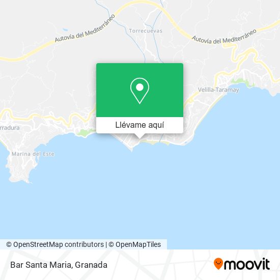Mapa Bar Santa Maria