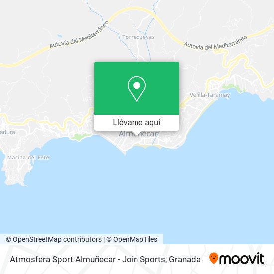 Mapa Atmosfera Sport Almuñecar - Join Sports