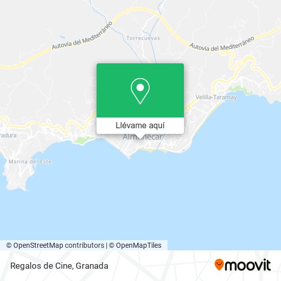 Mapa Regalos de Cine