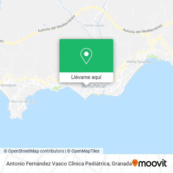 Mapa Antonio Fernández Vasco Clínica Pediátrica