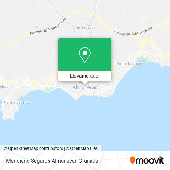Mapa Meridiano Seguros Almuñecar