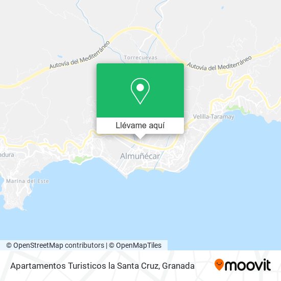 Mapa Apartamentos Turisticos la Santa Cruz